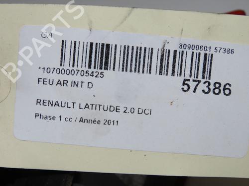 Right tailgate light RENAULT LATITUDE (L70_) 2.0 dCi 175 (L70Y, L734) | BP40205548C80  - Image 5