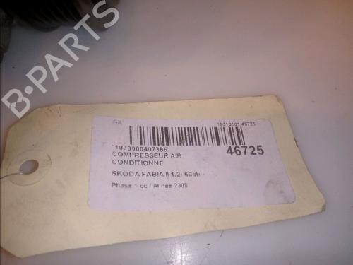 Used AC compressor SKODA FABIA II (542) 1.2 (70 hp) 15577006