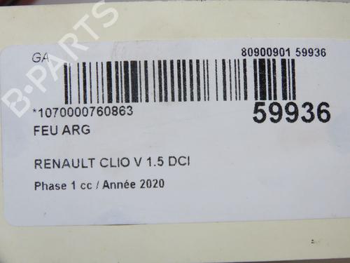 Left taillight RENAULT CLIO V (B7_) 1.5 Blue dCi 85 (B7AG) | BP36939912C34  - Image 5