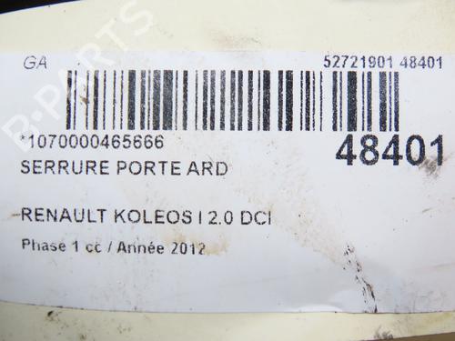 rear-right-lock-renault-koleos-i-hy_-2008-28969027 main image