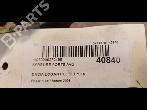 Front right lock DACIA LOGAN MCV (KS_) 1.5 dCi (KS0K) | BP9612768C97 