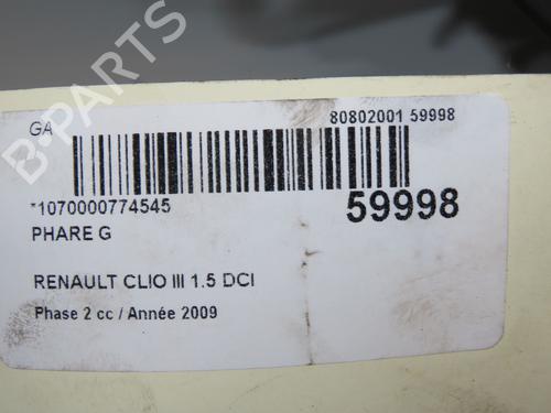 Left headlight RENAULT CLIO III (BR0/1, CR0/1) 1.5 dCi (BR17, CR17) | BP37479676C28 - Image 6