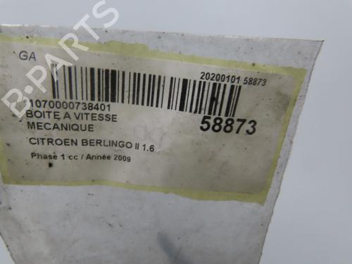 Gearbox CITROËN BERLINGO MULTISPACE (B9) 1.6 HDi 90 | BP38474470M3 - Image 6