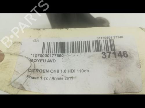 Used Left front steering knuckle CITROËN C4 II (NC_) 1.6 HDi 110 (112 hp) 14875468