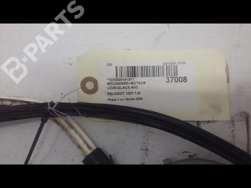 Front right window mechanism PEUGEOT 1007 (KM_) 1.4 | BP9601360C23 