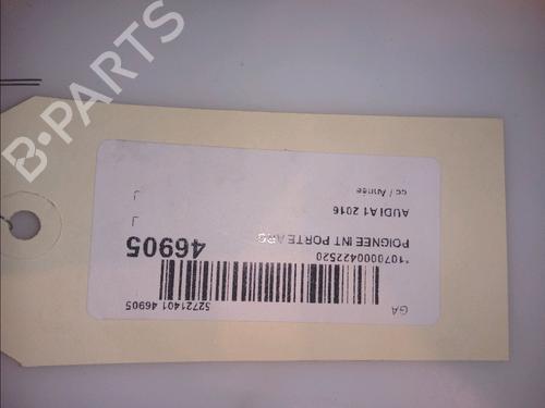 Used Rear left interior door handle AUDI A1 Sportback (8XA, 8XF) 1.4 TDI (90 hp) 12095027