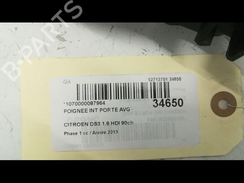 front-left-interior-door-handle-citroen-ds3-convertible-16-hdi-90-96834461vv-2013-2014-2015-9596626 main image