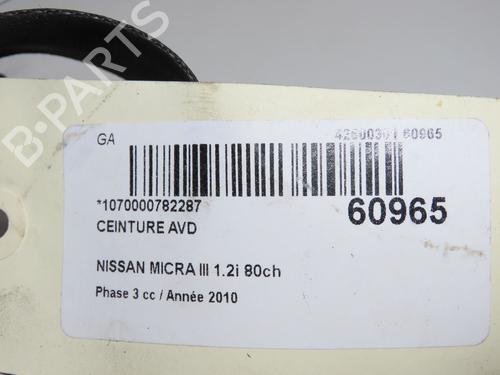 Used Front right seatbelt Front right seatbelt NISSAN MICRA III (K12) 1.2 16V (65 hp) 40026341 40026341