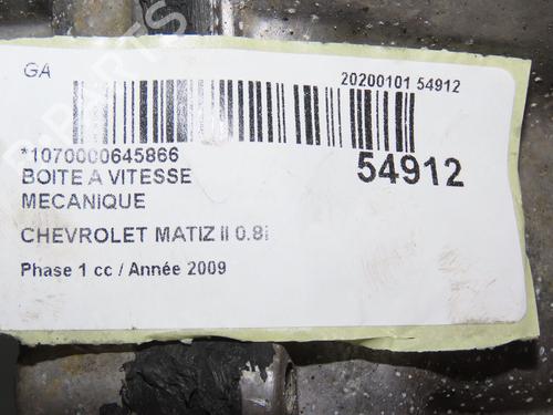 Gearbox CHEVROLET MATIZ (M200, M250) 0.8 | BP28829484M3 