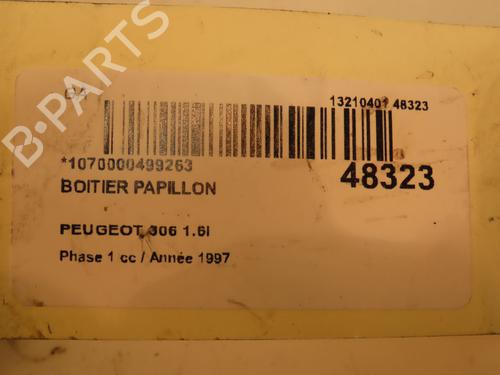 Used Throttle body PEUGEOT 306 Hatchback (7A, 7C, N3, N5) 1.6 (89 hp) 16707228