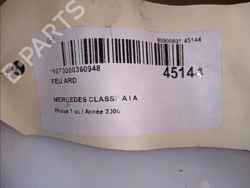 Used Right taillight MERCEDES-BENZ A-CLASS (W168) A 170 CDI (168.008) (90 hp) 11104305