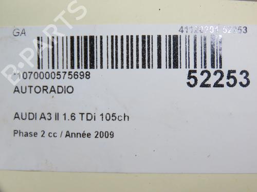 Radio AUDI A3 (8P1) 1.6 TDI | BP22524631E6 