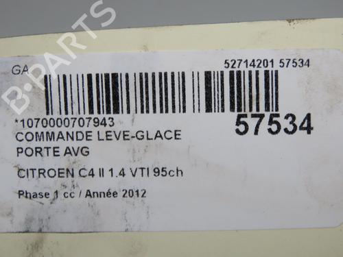 left-front-window-switch-citroen-c4-ii-nc_-2009-37499521 main image