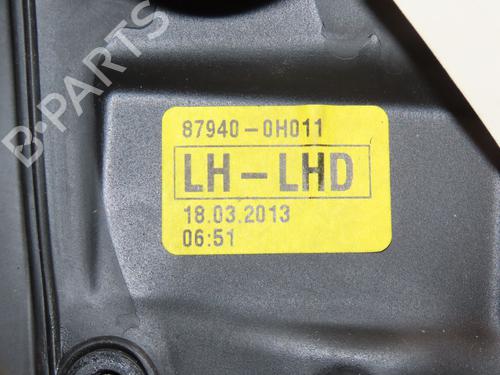 Used Left mirror PEUGEOT 107 (PM_, PN_) 1.0 (68 hp) 19653134