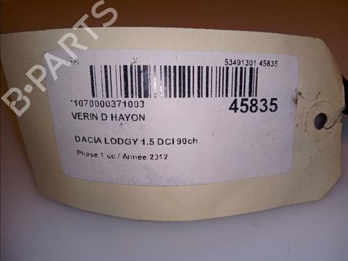 Used Tailgate lift support DACIA LODGY (JS_) 1.5 dCi (JSMC, JSAF) (107 hp) 14880194