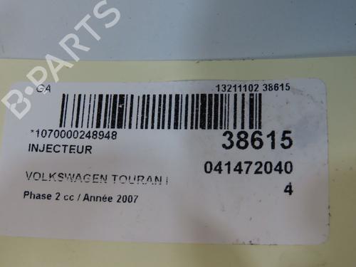 Used Injector Injector VW TOURAN (1T1, 1T2) 2.0 TDI 16V (140 hp) 9609550 9609550