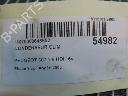 Heater matrix PEUGEOT 307 (3A/C) 1.6 HDi | BP30117091M63 