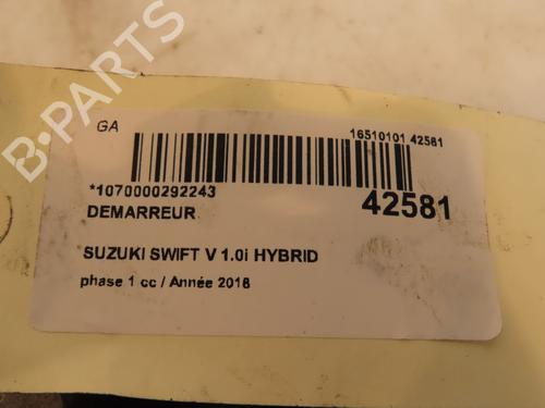 Used Starter SUZUKI SWIFT V (AZ) 1.0 SHVS (A2L310) (111 hp) 16586258