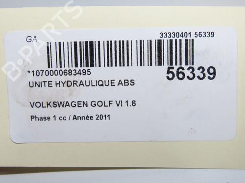 ABS pump VW GOLF VI (5K1) 1.6 TDI | BP32457501M43