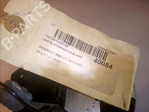 ABS pump RENAULT MEGANE III Hatchback (BZ0/1_, B3_) 1.5 dCi (BZ09, BZ0D, BZ1W, BZ29, BZ14) | BP9610249M43 