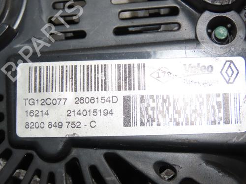Generator RENAULT MEGANE III Hatchback (BZ0/1_, B3_) 1.2 TCe (BZ2B, BZ11) | BP30955785M7