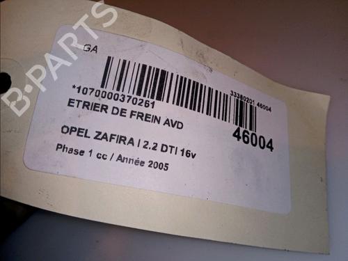 Højre bremsekaliber foran OPEL ZAFIRA A MPV (T98) 2.2 DTI 16V (F75) | BP14877743M104 