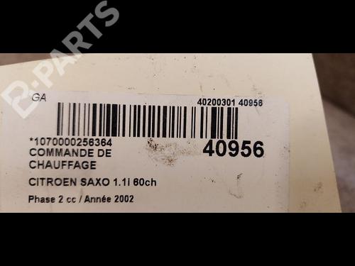 Climate control CITROËN SAXO (S0, S1) 1.1 X, SX | BP9610493I5 
