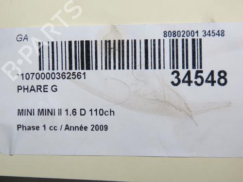Left headlight MINI MINI (R56) Cooper D | BP31121164C28  - Image 6