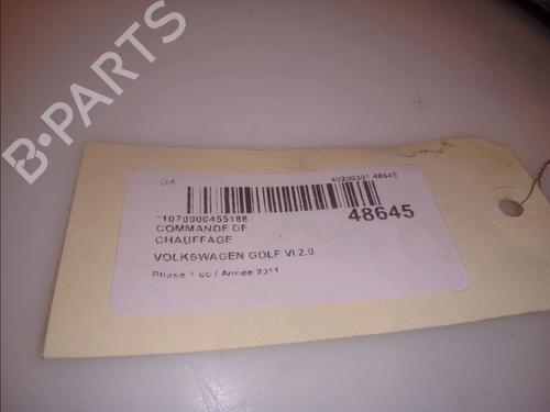 Climate control VW GOLF VI (5K1) 2.0 TDI | BP15657336I5 