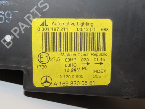 Left headlight MERCEDES-BENZ A-CLASS (W169) A 180 CDI (169.007, 169.307) | BP19528940C28 