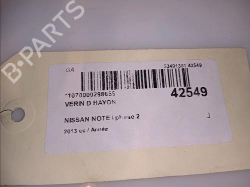 Tailgate lift support NISSAN NOTE (E11, NE11) 1.6 | BP14880055C138 