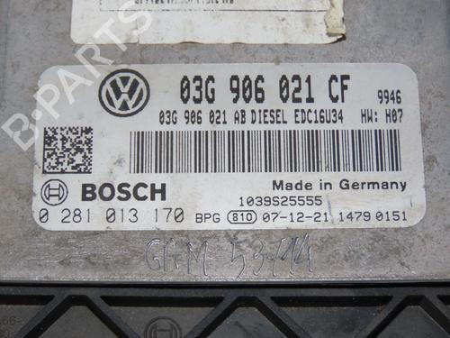 Motorstyringsenhet VW EOS (1F7, 1F8) 2.0 TDI | BP29622593M57 