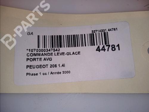 Left front window switch PEUGEOT 206 Hatchback (2A/C) 1.4 i | BP11102984I27 