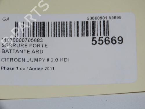Tailgate lock CITROËN JUMPY II Van 2.0 HDi 120 | BP32332398C101 - Image 3