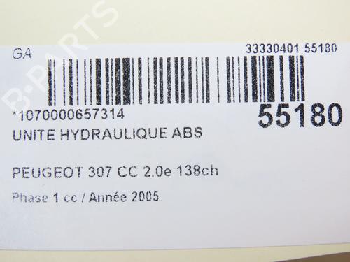 ABS pump PEUGEOT 307 CC (3B) 2.0 16V | BP29294171M43 