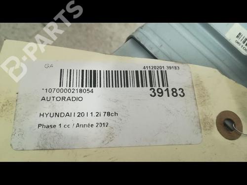 Radio HYUNDAI i20 I (PB, PBT) 1.2 | BP9606218E6 
