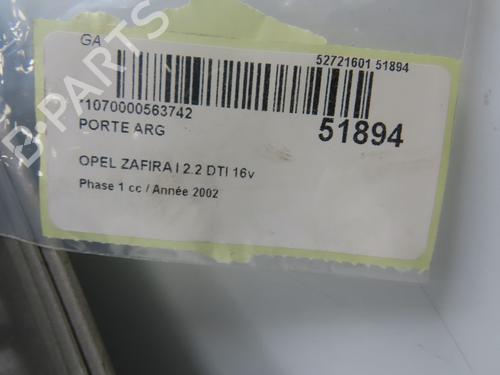Left rear door OPEL ZAFIRA A MPV (T98) 2.2 DTI 16V (F75) | BP28831898C4 