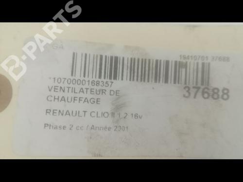 Heater blower motor RENAULT CLIO II (BB_, CB_) 1.2 16V (BB05, BB0W, BB11, BB27, BB2T, BB2U, BB2V, CB05,... | BP9601863M62 