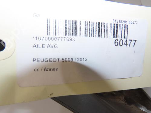 Used Left front fenders Left front fenders PEUGEOT 5008 (0U_, 0E_) 1.6 HDi (112 hp) 40554295 40554295