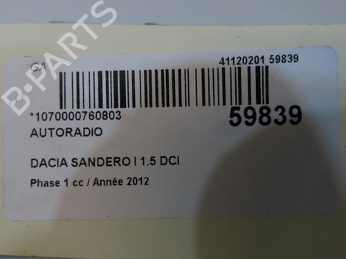Radio DACIA SANDERO 1.5 dCi | BP39180445E6 - Image 6