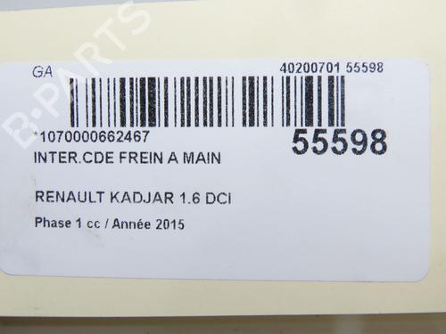Switch RENAULT KADJAR (HA_, HL_) 1.6 dCi 130 (HLA4) | BP33032147I30  - Image 5