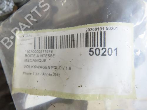 Used Gearbox Gearbox VW POLO V (6R1, 6C1) 1.6 TDI (90 hp) 28967257 28967257