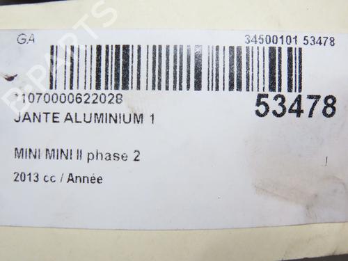 Used Rim MINI MINI COUNTRYMAN (R60) Cooper D (112 hp) 28830103