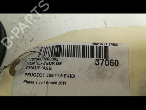 Used Heater blower motor PEUGEOT 308 I (4A_, 4C_) 1.6 HDi (112 hp) 9603868