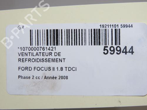 Used Radiator fan Radiator fan FORD FOCUS II (DA_, HCP, DP) 1.8 TDCi (115 hp) 36657581 36657581