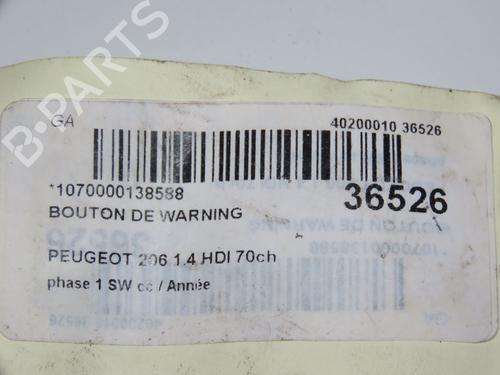 Advarselskontakt PEUGEOT 206 SW (2E/K) 1.4 HDi (68 hp) 9599618