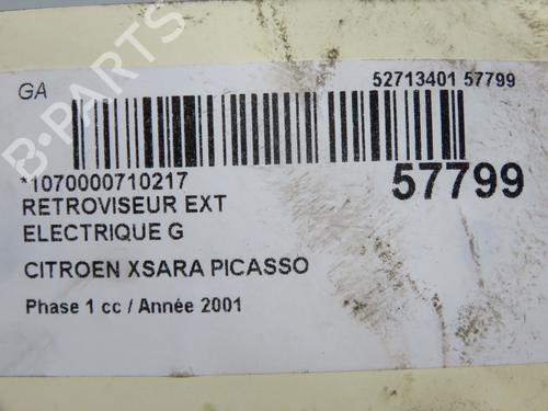 Left mirror CITROËN XSARA PICASSO (N68) 2.0 HDi | BP32129677C26 