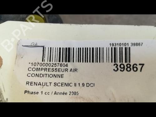 Used AC compressor AC compressor RENAULT GRAND SCÉNIC II (JM0/1_) 1.9 dCi (JM0G, JM12, JM1G, JM2C) (120 hp) 9610772 9610772