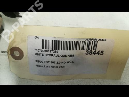 ABS pump PEUGEOT 307 (3A/C) 2.0 HDi 90 | BP9603622M43 