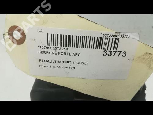 Rear left lock RENAULT SCÉNIC II (JM0/1_) 1.9 dCi (JM0G, JM12, JM1G, JM2C) | BP9595897C100 